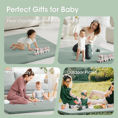 Comehealthy thick foam cushioning delivers comfortable landings for crawling and play.