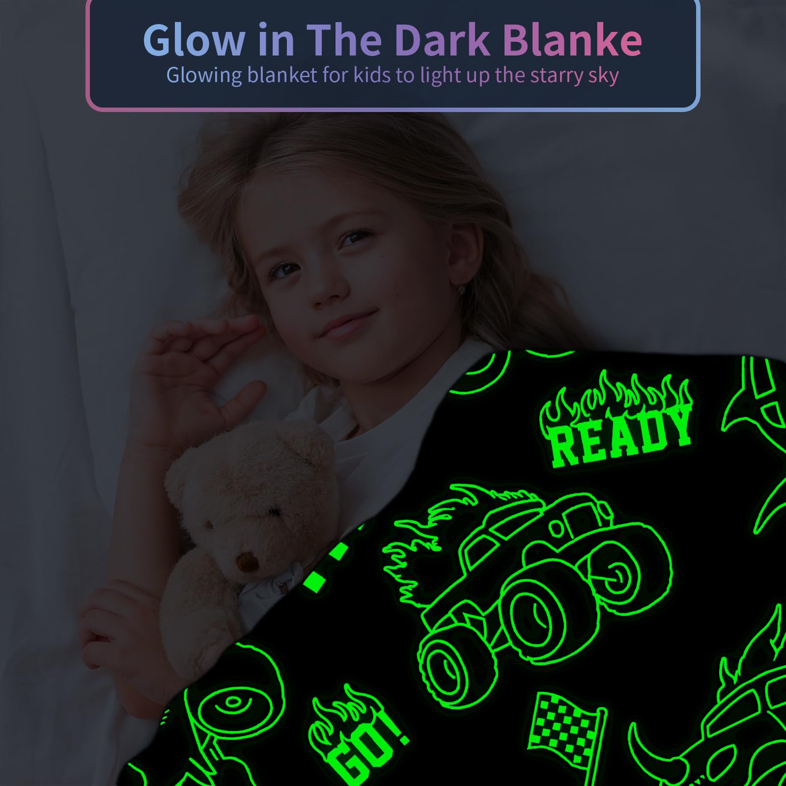 COMFAR Truck Blanket soft fleece texture provides cozy warmth and comfort