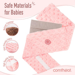 Comfheat baby wrap adjustable Velcro for secure fit.