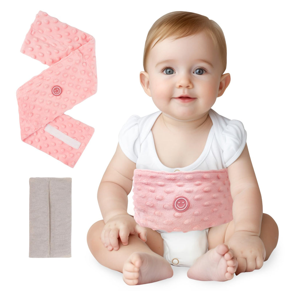 Comfheat flaxseed tummy wrap with soft fabric offers gentle tummy warmth.