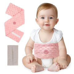 Comfheat flaxseed tummy wrap with soft fabric offers gentle tummy warmth.