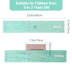 Comfheat heating pack microwaved to warm the tummy area for soothing comfort.