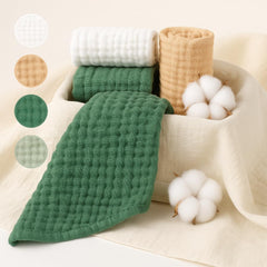 Comforista burp cloths large 20x10 inch size provides ample coverage.