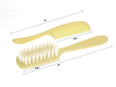 Comfort Axis baby haircare set ivory includes brush and comb for everyday scalp care