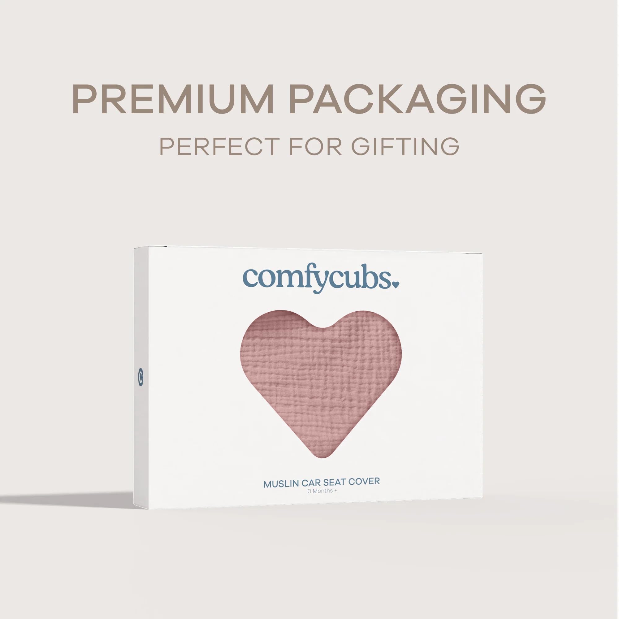 Comfy Cubs cover arrives in gift-ready packaging for new parents.