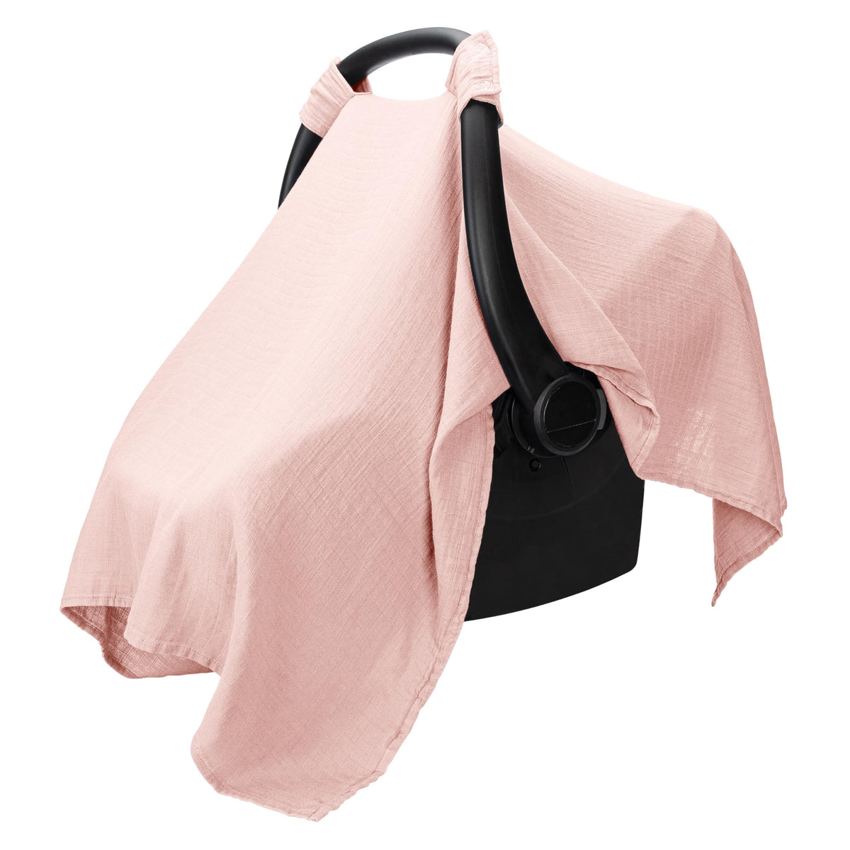 Comfy Cubs baby car seat cover in soft breathable fabric for daytime comfort.
