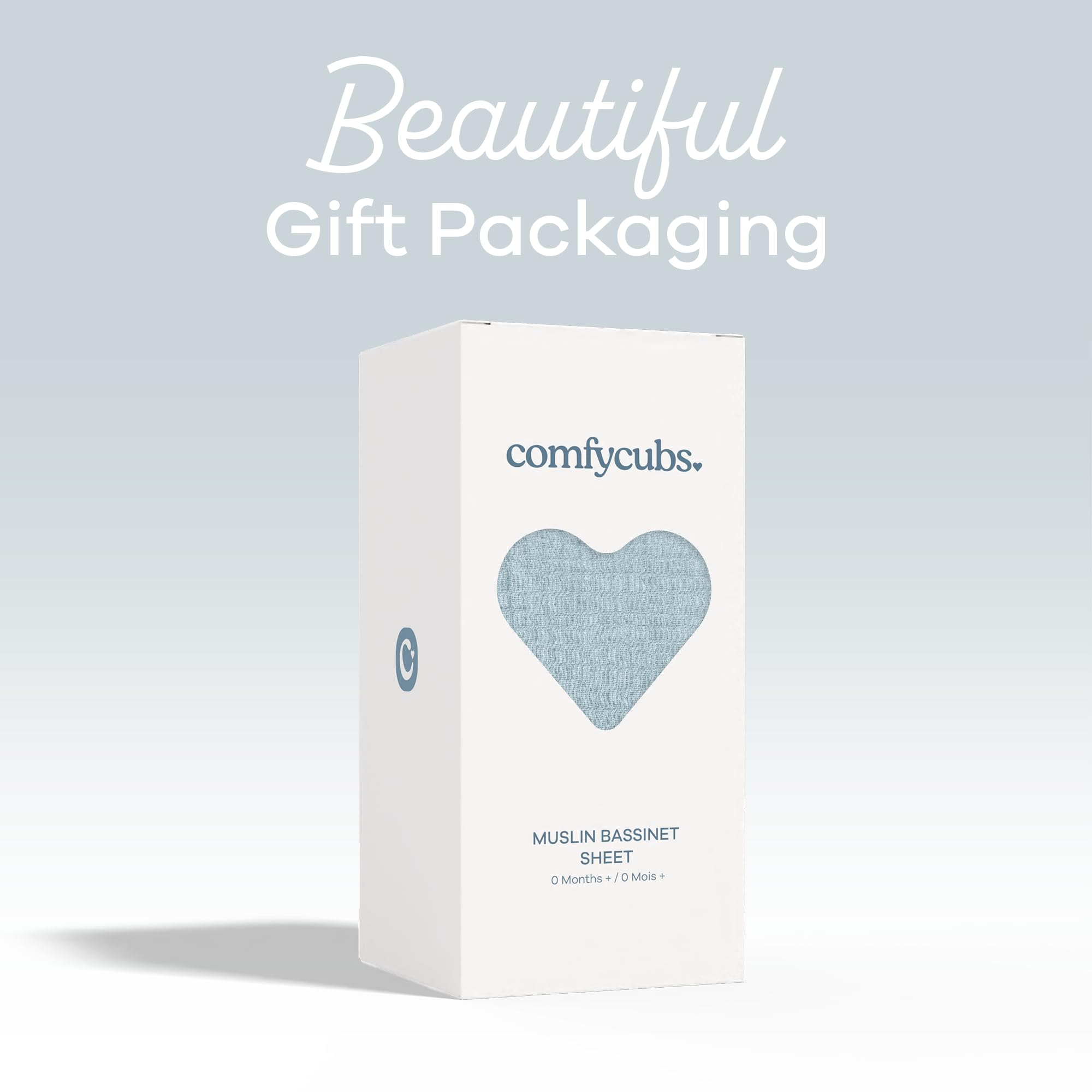 Comfy Cubs gift packaging — ready-to-give, ideal baby shower gift.
