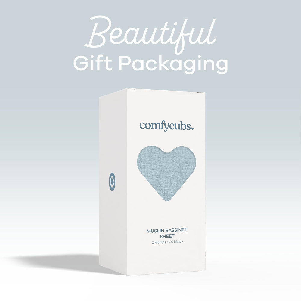 Comfy Cubs gift packaging — ready-to-give, ideal baby shower gift.