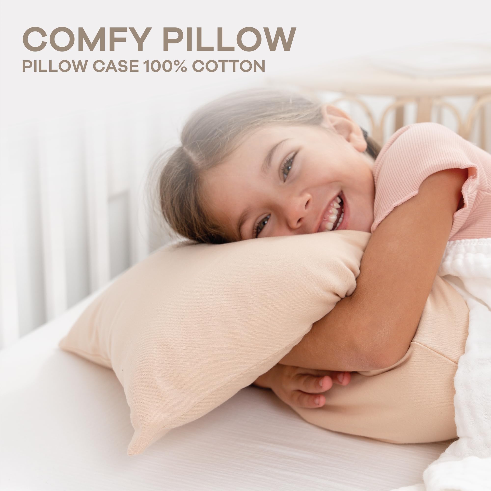 Comfy Cubs cotton pillowcase soft touch highlights breathable skin-friendly cover
