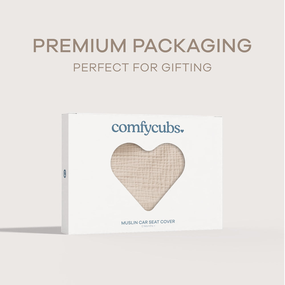 Comfy Cubs gift-ready packaging for baby showers and new baby gifts.