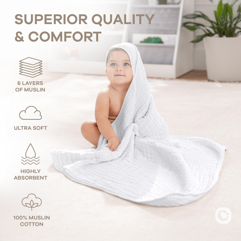 Comfy Cubs hooded towel color options image features ten playful unisex colors.