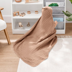 Comfy Cubs hooded towel folded-pack highlights durable six-layer fabric in a two-pack