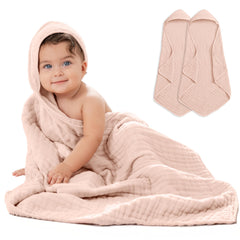 Comfy Cubs hooded towel in large 32x32 offers a cozy post-bath wrap for babies.