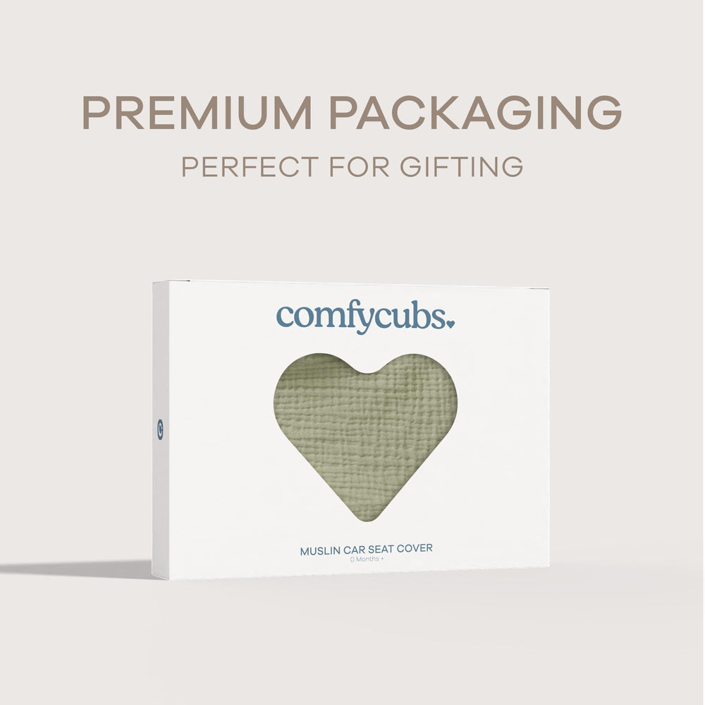 Comfy Cubs large-size infant seat cover sage offers full coverage and versatility.