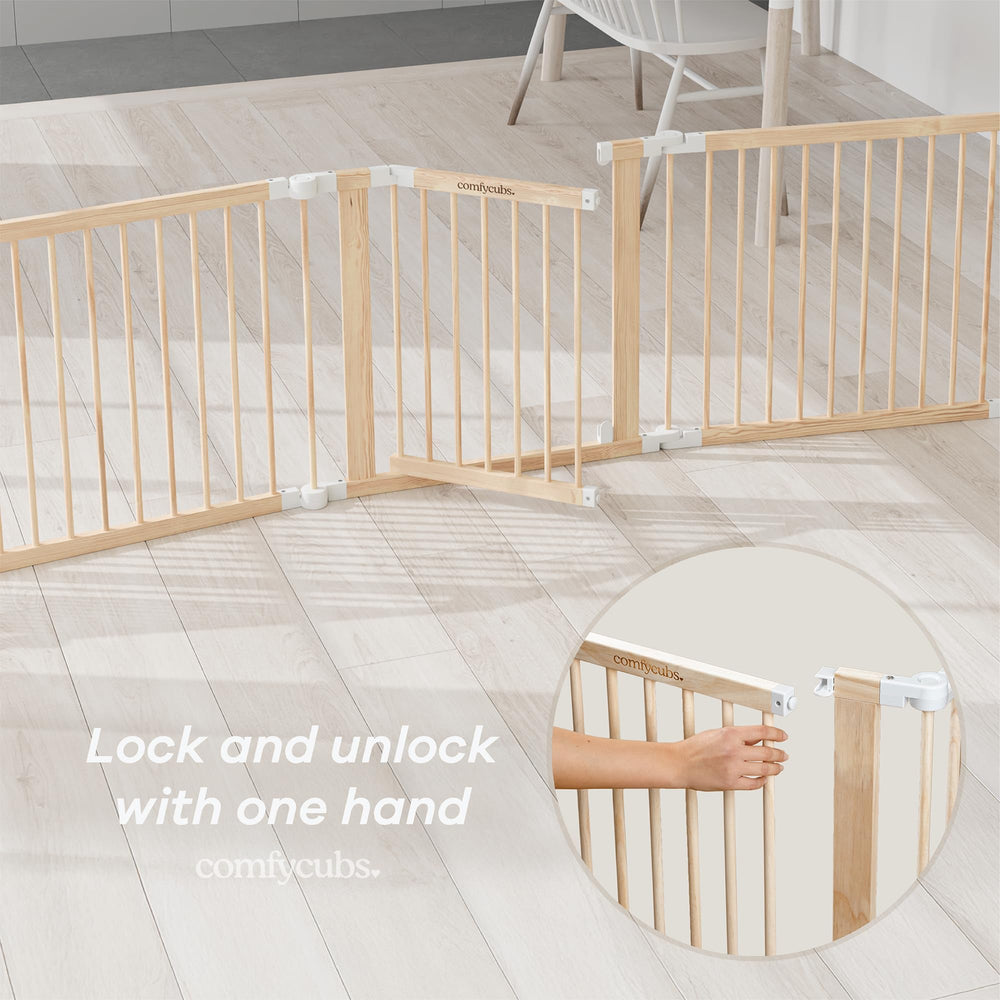 Comfy Cubs living room setup demonstrates safe play area