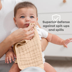 Comfy Cubs gift-ready burp cloths appeal for baby showers and new parents.
