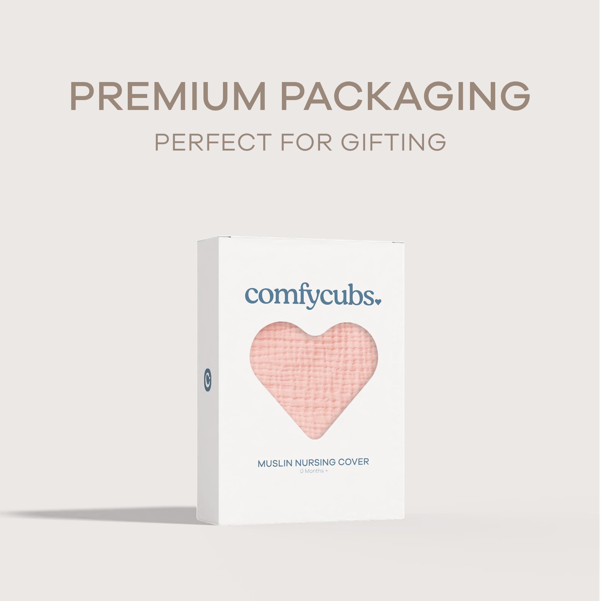 Comfy Cubs Nursing Cover features adjustable neck strap for a customizable fit.