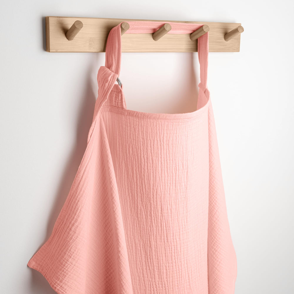 Comfy Cubs Muslin Nursing Cover in soft airy fabric for cooling comfort during feeds.