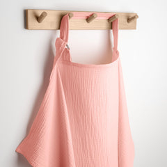 Comfy Cubs Muslin Nursing Cover in soft airy fabric for cooling comfort during feeds.