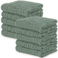 Comfy Cubs muslin washcloths pack front – ready baby bath time essential