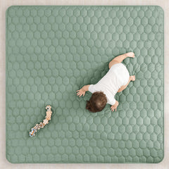 Comfy Cubs play mat non-slip bottom keeps toddlers steady.