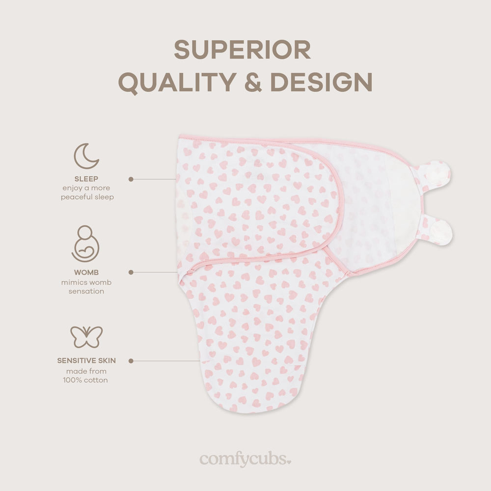 Comfy Cubs 100% cotton fabric close-up feels soft and breathable.