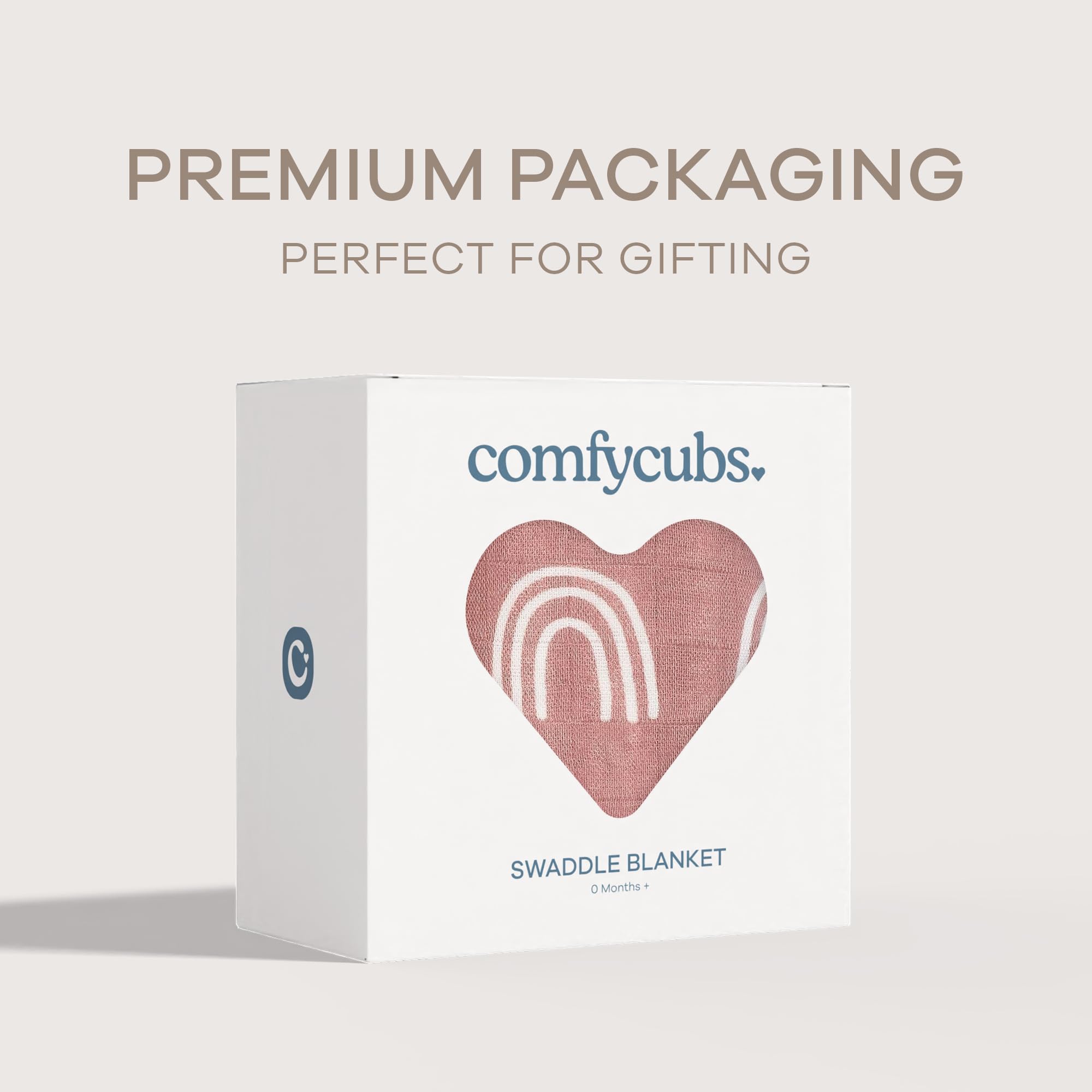 Comfy Cubs swaddle setup demonstrates secure wrap for newborn calm.