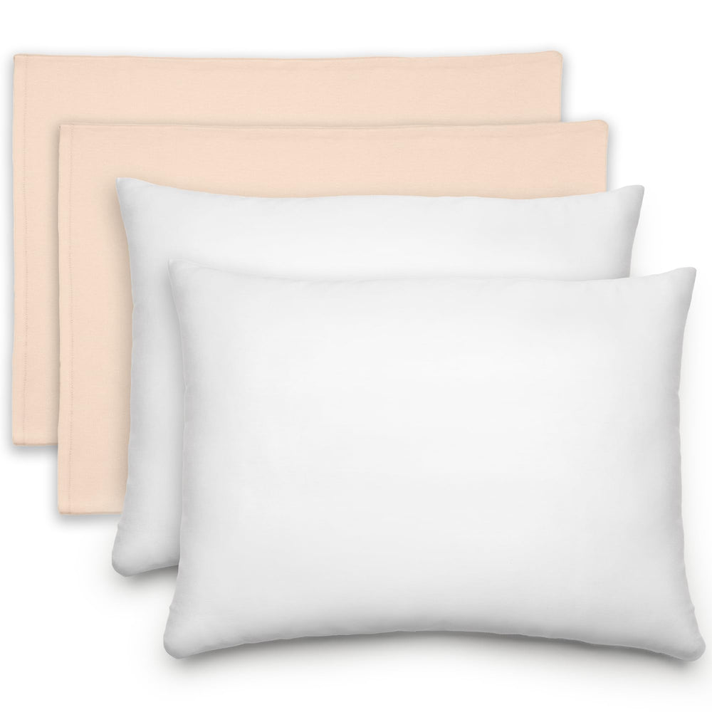 Comfy Cubs toddler pillow 13x18 closeup shows plush microfiber fill