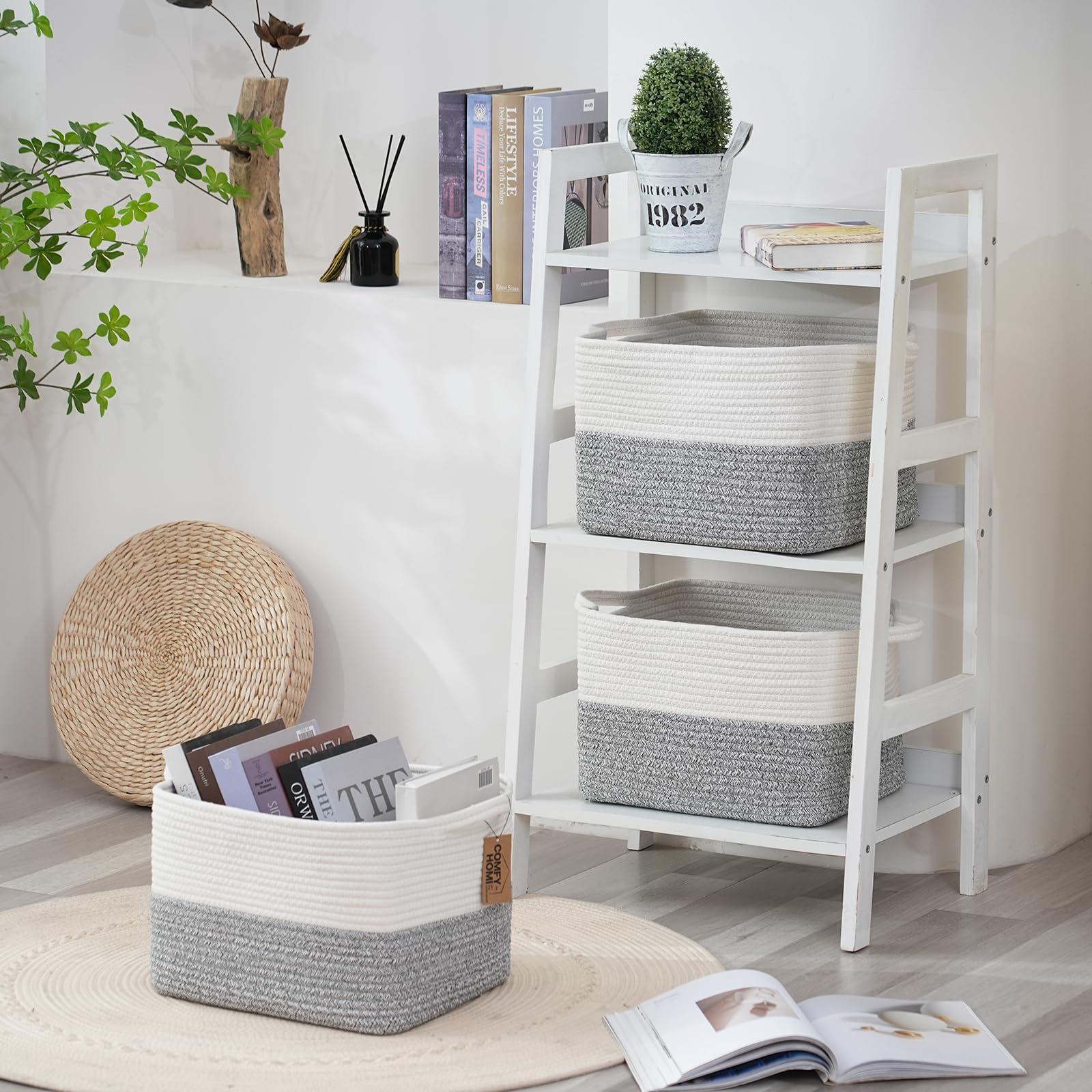 COMFY-HOMI 3-Pack baby room storage for toys and essentials
