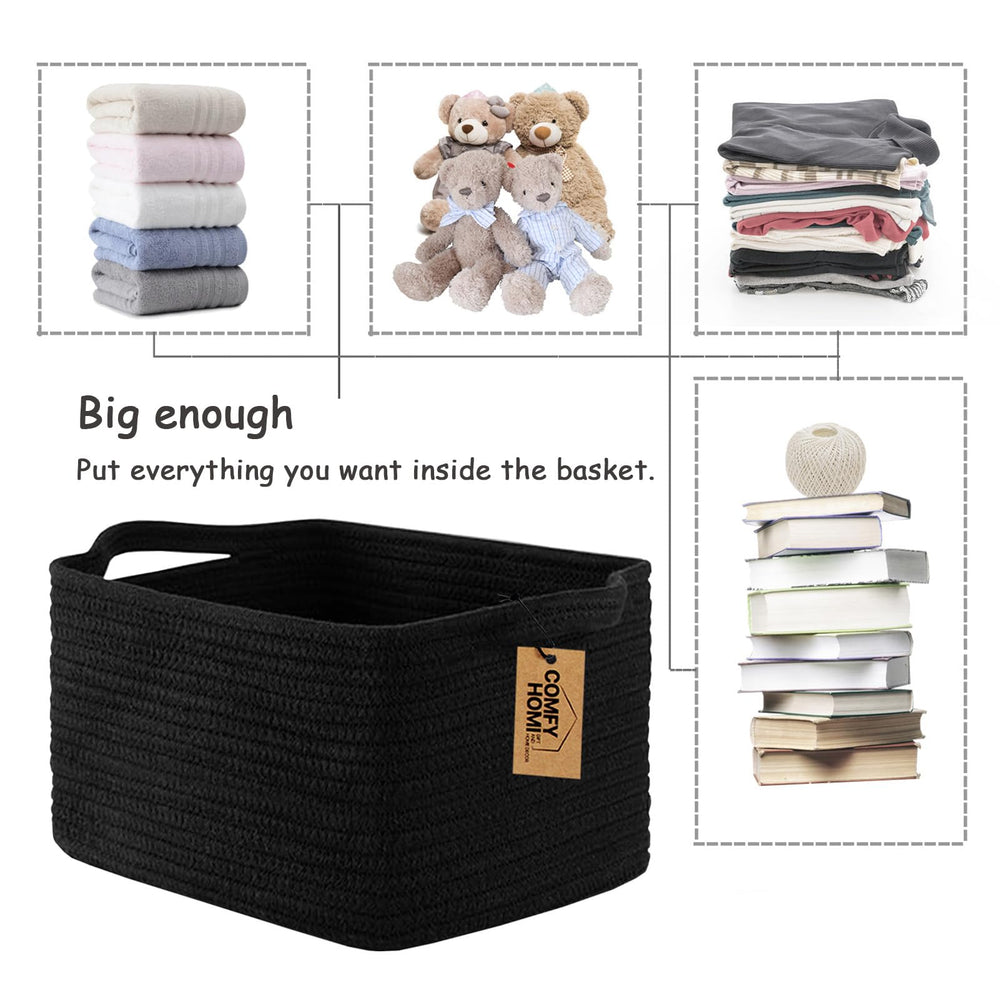 COMFY-HOMI easy-shape folding care basket quick setup for space