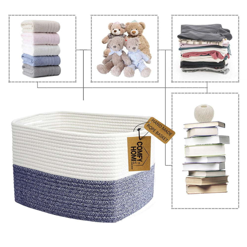 COMFY-HOMI textured rope weave closeup highlighting soft material
