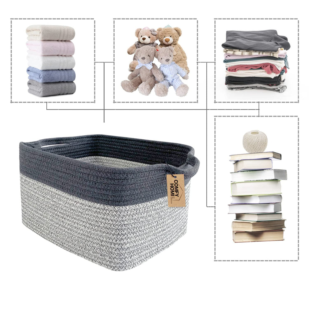 COMFY-HOMI baby-room storage basket keeps essentials tidy and accessible.