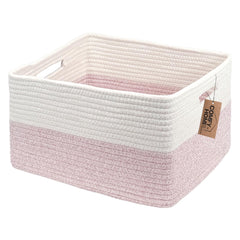 COMFY-HOMI basket front view shows large capacity for living-room storage
