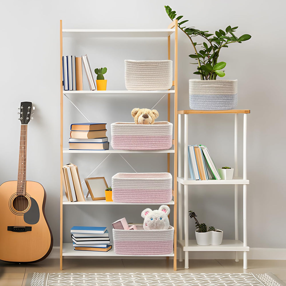 COMFY-HOMI basket hidden handles enable smooth lifting