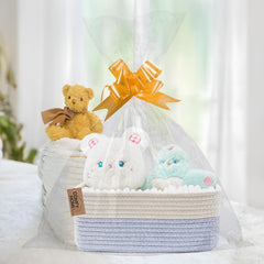 COMFY-HOMI baskets folded-structure maintain shape for neat storage.