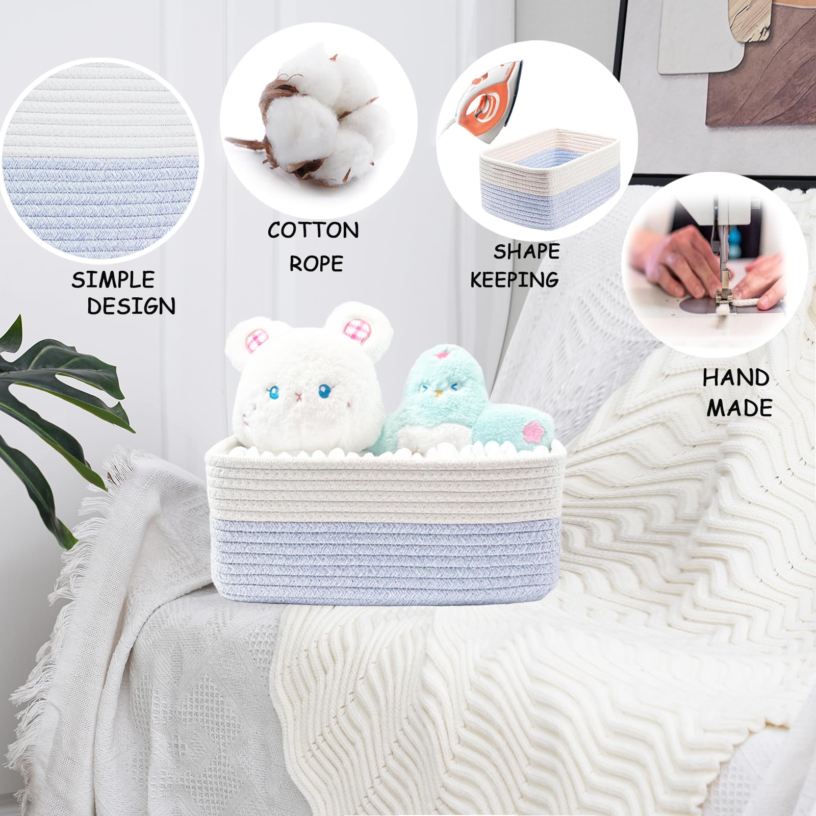 COMFY-HOMI baskets gift-ready packaging elevates gifting experience.
