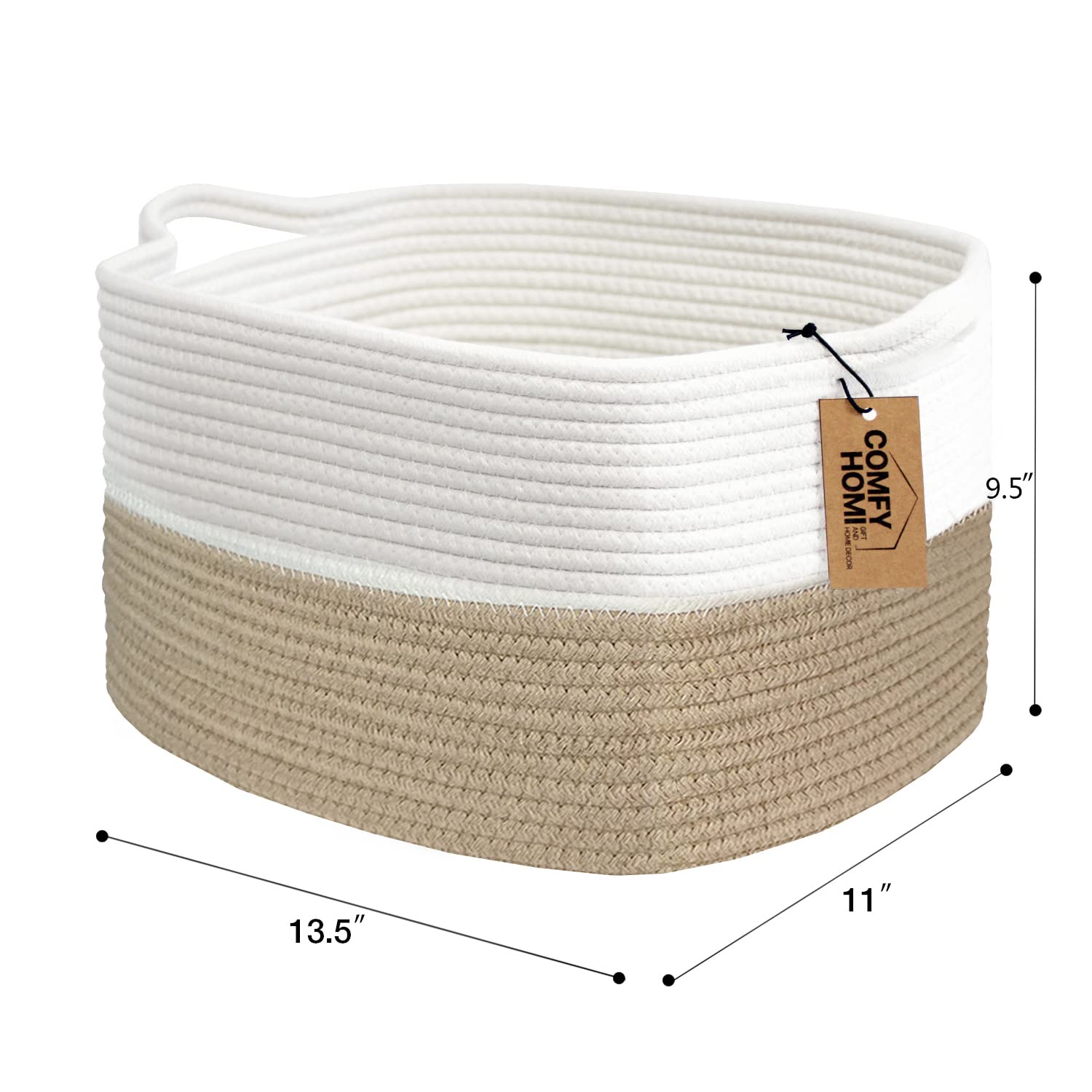 COMFY-HOMI basket bathroom towels keeps essentials within reach with gentle texture
