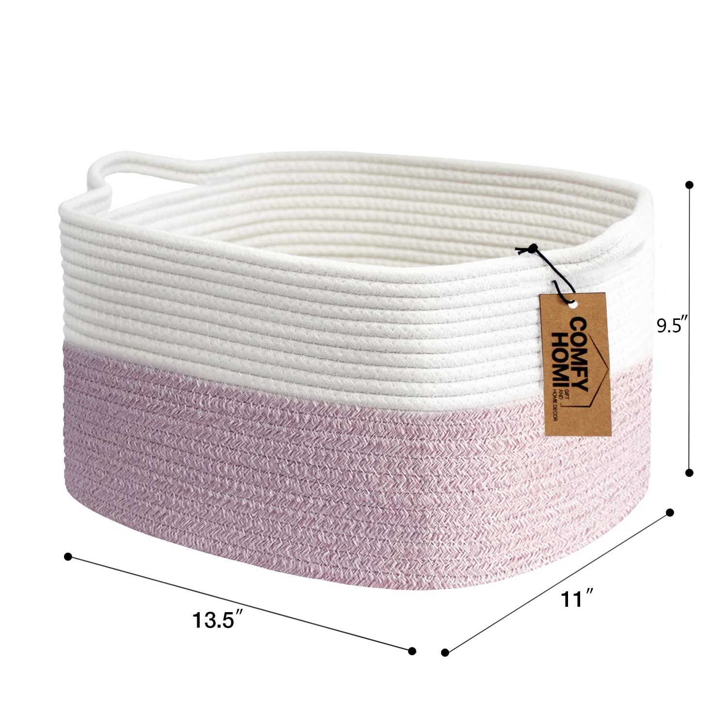 COMFY-HOMI basket diaper and towel storage keeps nursery clutter under control