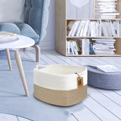 COMFY-HOMI basket living room decor blends with natural tones and cozy vibes