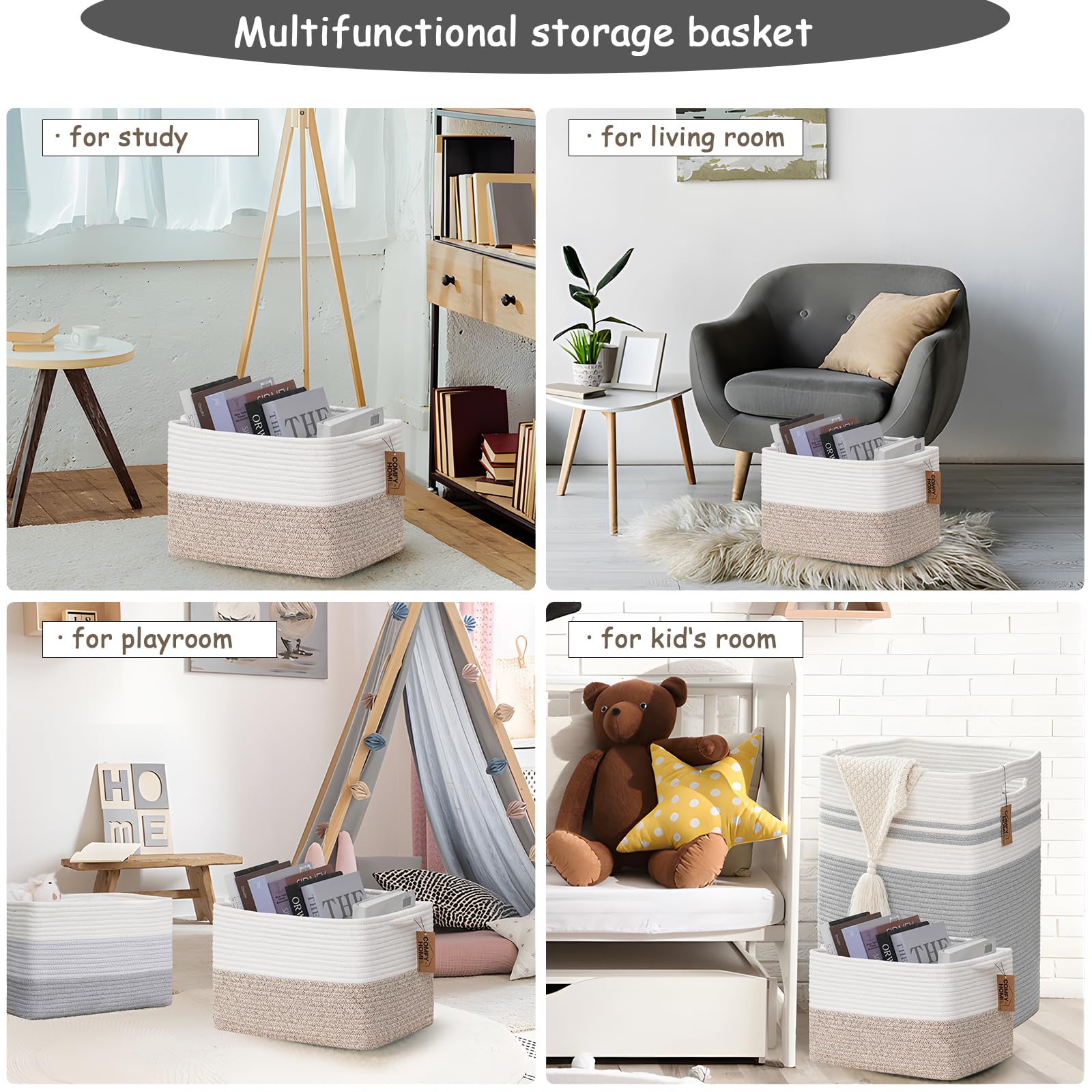 COMFY-HOMI basket folded-appearance ready for quick reshaping and display