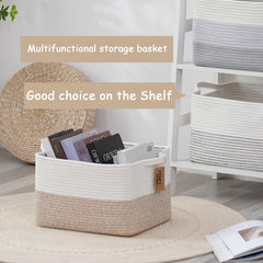 COMFY-HOMI basket side handles detail for convenient toy organization