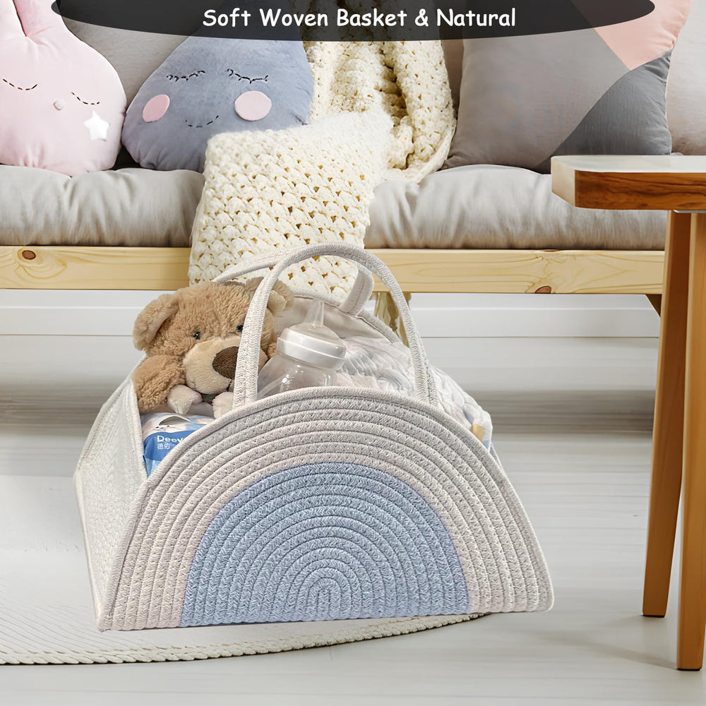 COMFY-HOMI Portable diaper caddy with handles for on-the-go changes.
