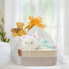 COMFY-HOMI fold-proof cotton rope-basket highlights durable stitching