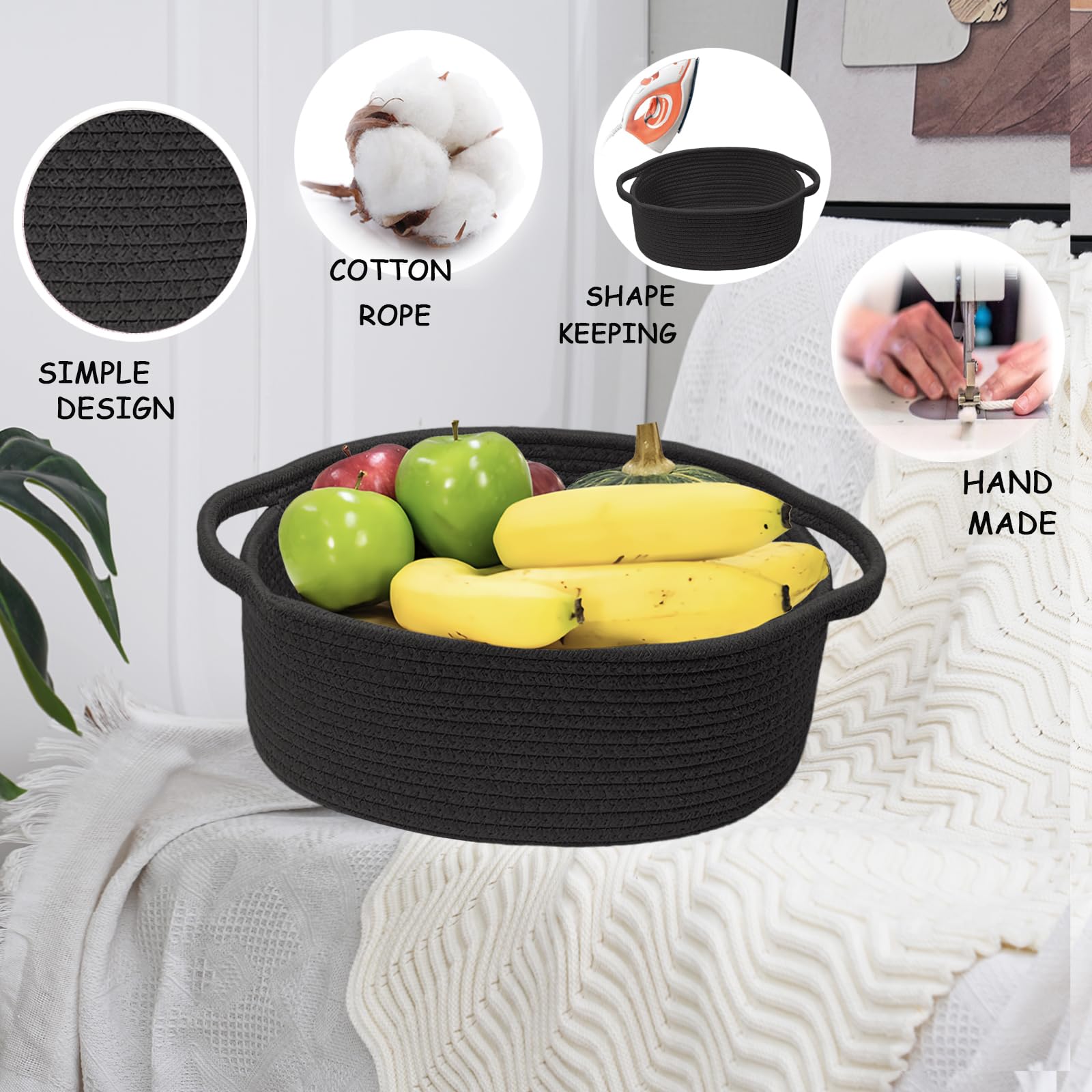 COMFY-HOMI folded basket demonstrates easy reshape and space-saving.
