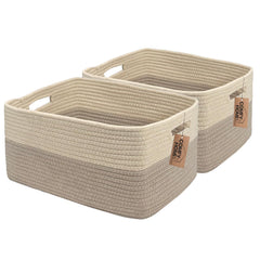 COMFY-HOMI large storage basket weave closeup highlights durable texture for stylish clutter control.