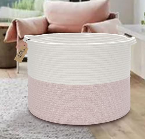 COMFY-HOMI stylish round basket that complements modern decor