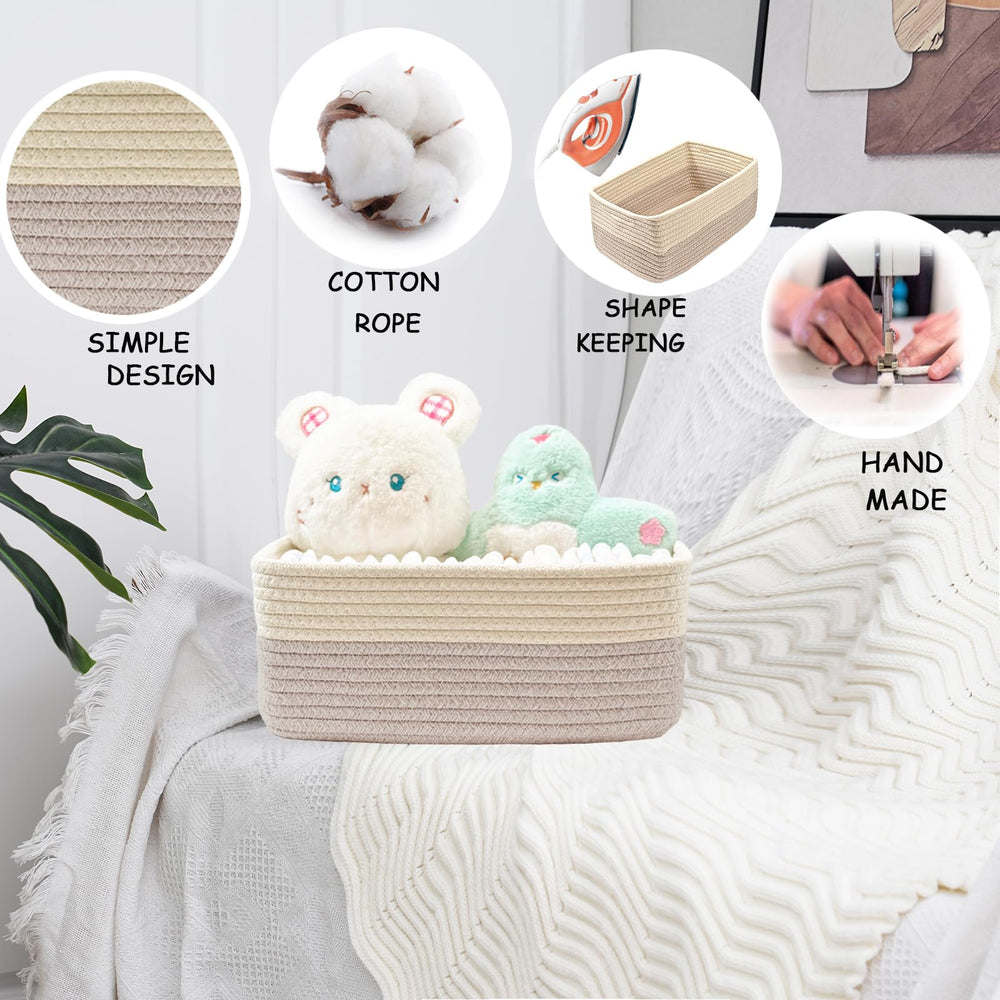 COMFY-HOMI nursery toy storage basket ready for playroom organization