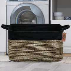 COMFY-HOMI rectangular shape basket ready for organization in a living space