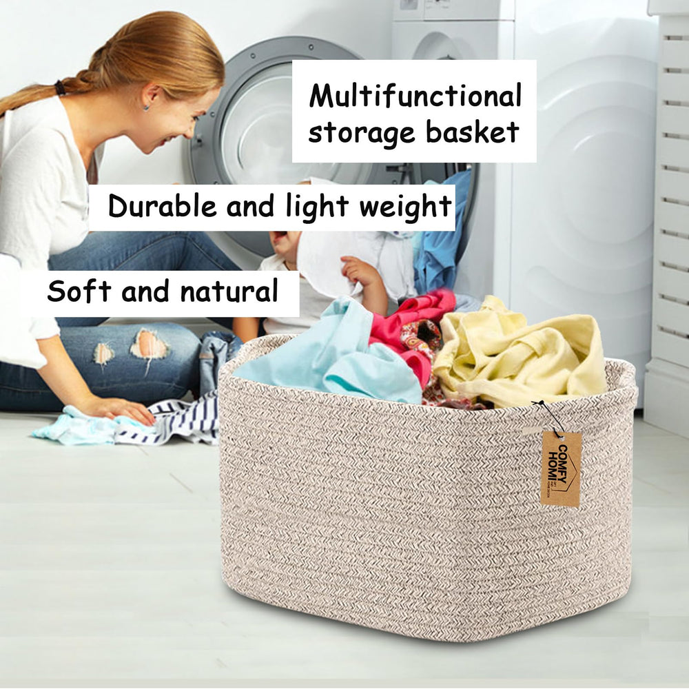COMFY-HOMI soft-basket surface protects furniture from scratches.