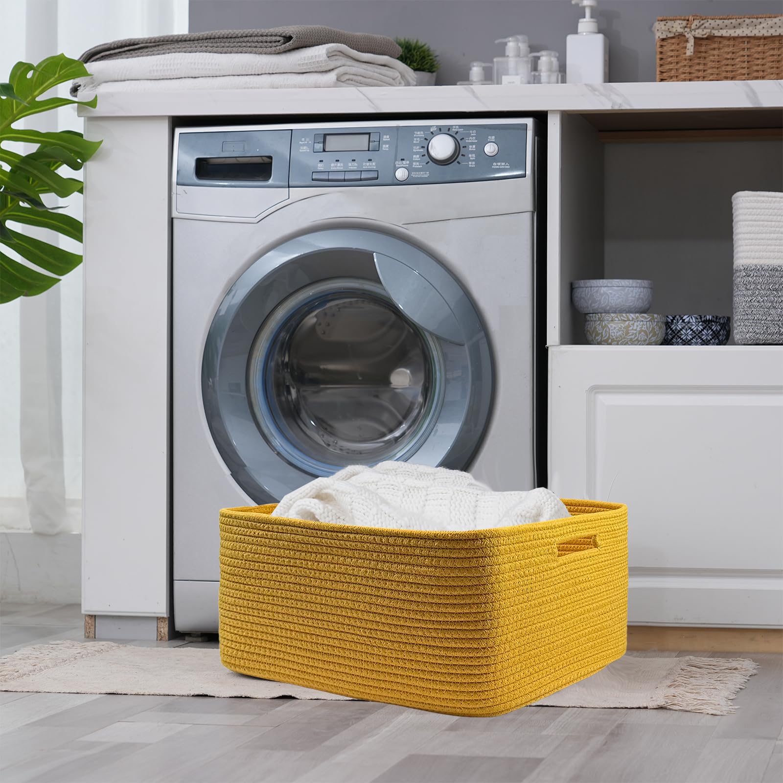 COMFY-HOMI soft sturdy material prevents scratches while organizing baby nursery essentials.